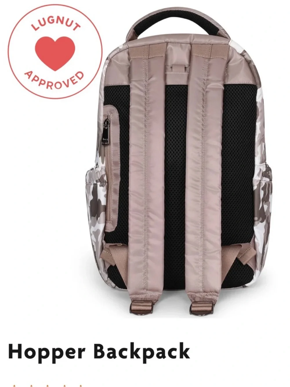 lug Hopper Backpack Camo Taupe Sand NWT - Picture 4 of 7